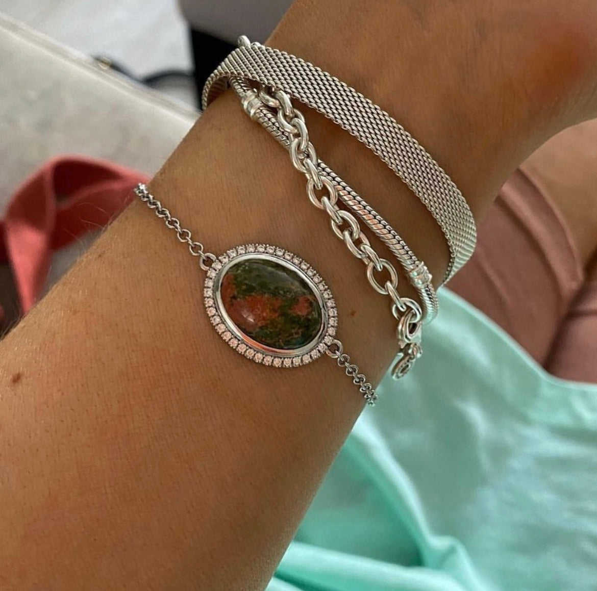 bangle with stone